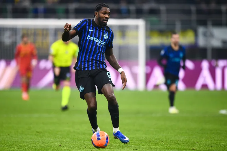 Marcus Thuram in action.