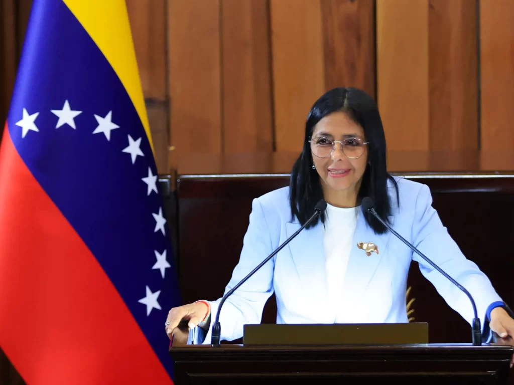 Venezuela’s acting President Delcy Rodriguez announces prisoner amnesty Venezuela’s acting President Delcy Rodriguez announces prisoner amnesty
