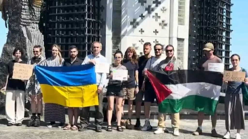 In war-torn Ukraine, showing sympathy for Palestine is no longer a taboo In war-torn Ukraine, showing sympathy for Palestine is no longer a taboo