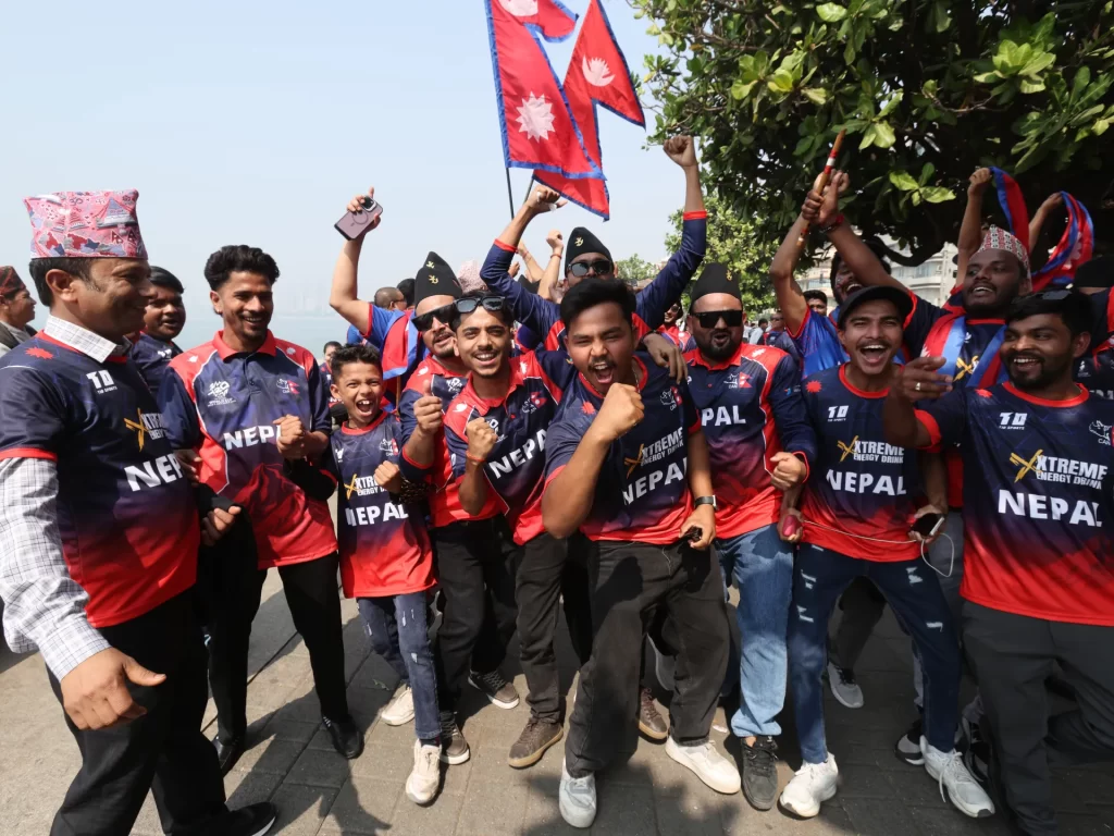 T20 World Cup: Nepal fans light up Wankhede despite painful England loss T20 World Cup: Nepal fans light up Wankhede despite painful England loss
