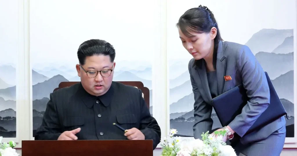 North Korea promotes Kim Jong Un’s sister as he vows to boost economy