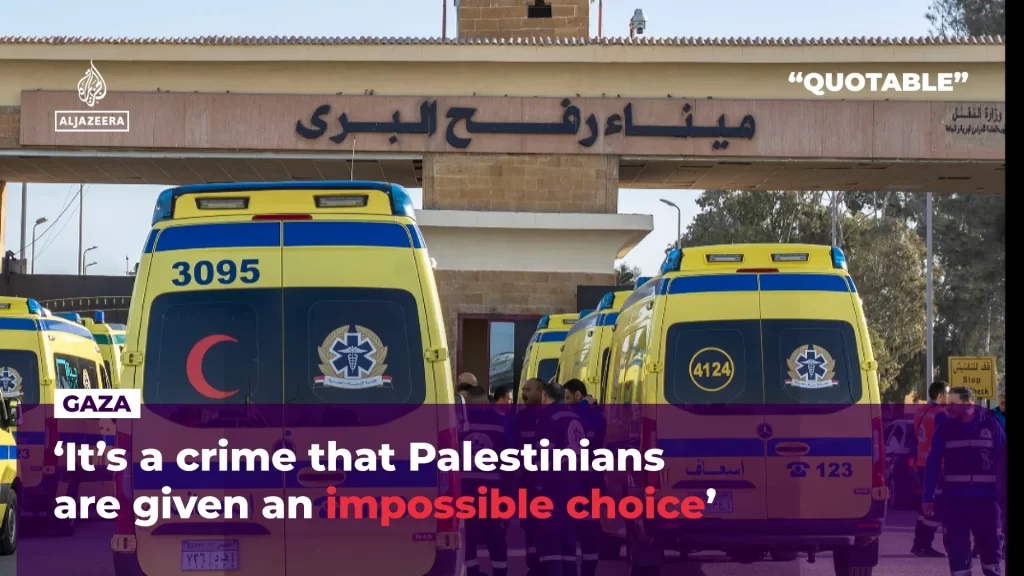 As Rafah reopens, Palestinians are ‘given an impossible choice’ | Gaza As Rafah reopens, Palestinians are ‘given an impossible choice’ | Gaza