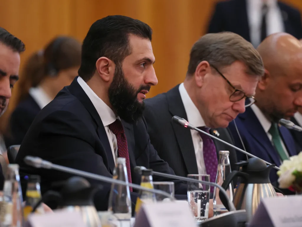 Syria’s al-Sharaa visits Germany to talk reconstruction, return of refugees