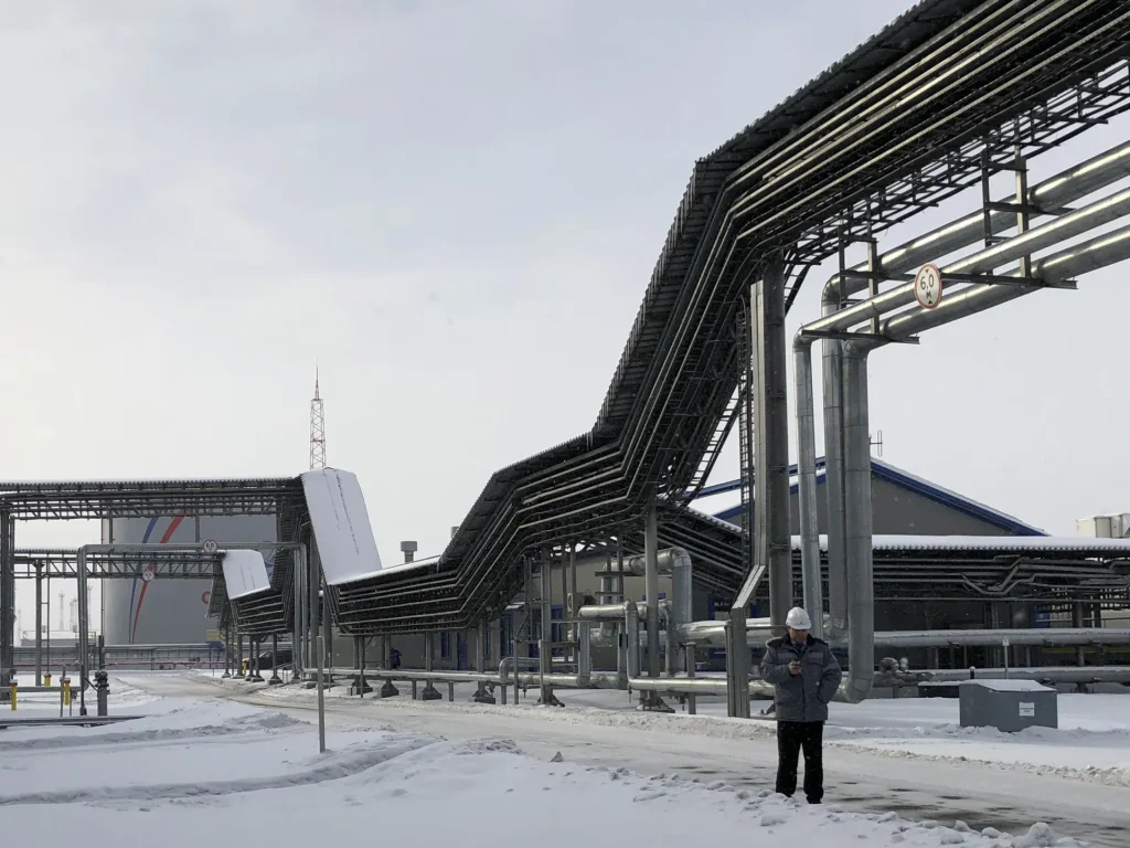 Drones strike Russia’s Ust-Luga port again as EU officials visit Ukraine