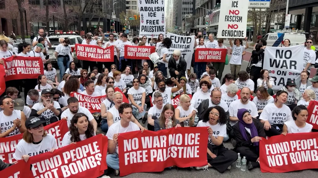 Anti-war protesters arrested in New York urging end to Israel weapon sales | US-Israel war on Iran News