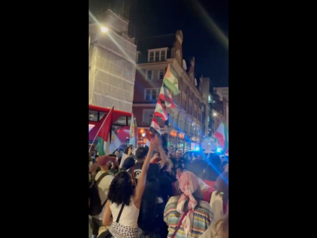 Protesters outside Israeli embassy in London condemn assault on Lebanon | US-Israel war on Iran